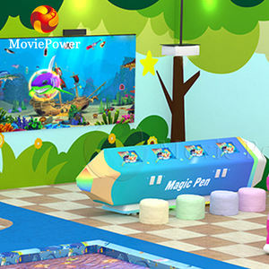 Peinture magique interactive pour projection murale d'intérieur Dessin amusant Table à écran tactile Jeu de projection interactif à affichage numérique - Product Image 5