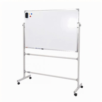 Pizarra de escritura de estilo stand para oficina, enseñanza para niños, notas, garabatos y escritura borrable.