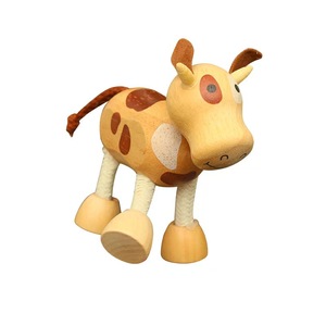 Juego de Animales de la Selva de Madera en Miniatura de Color Personalizado, Figuras de Animales Salvajes para Aprendizaje y Recuerdos de Fiesta - Product Image 6