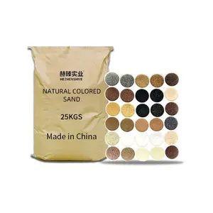 Farbiger Sand bunter Zeichensand weißer Spiel-Dekorationssand zum Malen