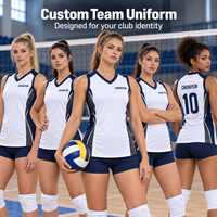 Maillot de volley-ball personnalisé sans manches pour femmes, maillot d'équipe sublimé, uniforme de club et d'école, OEM