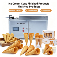 Machine automatique commerciale multifonction pour la production de cornets de gaufres pour les magasins de crème glacée