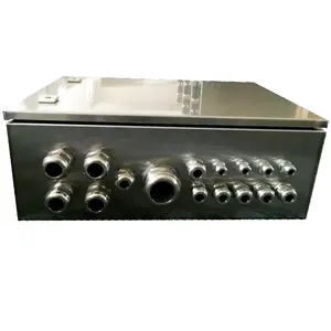 SUS314 SUS316 IP66 ElectrIcal Equipment Waterproof Stainless Steel Connection Box Enclosure Cabinet