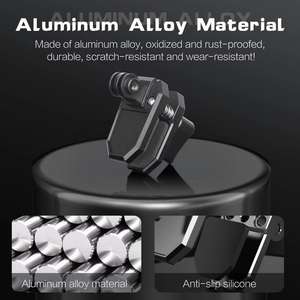 Support de fixation en alliage d'aluminium pour pare-brise de moto, sans casque, pour caméras d'<span class=keywords><strong>action</strong></span> DJI – Accessoires de photographie - Product Image 4