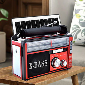 วิทยุพกพาแบบมัลติแบนด์ AM FM SW ใช้พลังงานแสงอาทิตย์จากโรงงาน OEM พร้อม X Bass, USB, TF, เครื่องเล่น MP3, ไฟฉาย, วิทยุสำหรับใช้งานกลางแจ้ง - Product Image 5