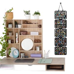 Oferta Especial: Nuevo Organizador Colgante de Fieltro <span class=keywords><strong>para</strong></span> Broches, Bandeja de Exhibición y Almacenamiento Montado en <span class=keywords><strong>Pared</strong></span> <span class=keywords><strong>para</strong></span> Accesorios de Baño y Calzado - Product Image 5