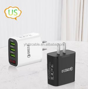 3USB LED Multi Port Fast Charging Head 5V3A QC3.0 Android Mobile Phone Charging Block EU UK USA <b>PLUG</b> - Product Image 2