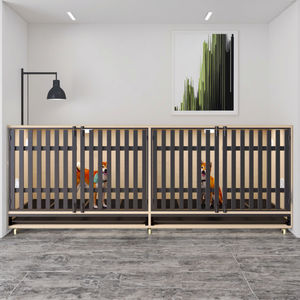 Большие уличные вольеры для собак из экологически чистой древесины, идеально подходят для гостиниц для животных, коммерческих питомников и безопасного домашнего содержания. - Product Image 5