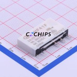 HF41F/24-ZSTG Power Relay SIP,5x28mm Relay 24V 1 Changeover: 1C (SPDT-Changeover)::: 5 6A-30VDC/6A-250VAC - Product Image 1