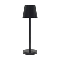 Noir plissé nordique 2W type-c Rechargeable veilleuse contrôle tactile LED lampe de Table de chevet pour chambre