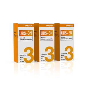 Bandelettes urinaires <span class=keywords><strong>3</strong></span> paramètres <span class=keywords><strong>URS</strong></span>-3n pour la détection des leucocytes, des nitrites et du pH, certifiées CE - Product Image 2