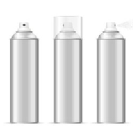 Botol semprot logam tahan lama kaleng Aluminium kosong Ideal untuk Diameter semprotan rambut kosmetik (45mm) tinggi (90-225mm)