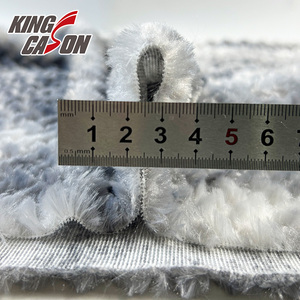 Tissu en fausse fourrure de <span class=keywords><strong>lapin</strong></span> Kingcason, doux et confortable, brossé d'un côté, pour manteaux et vestes d'<span class=keywords><strong>hiver</strong></span> - Product Image 5