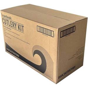 Kit de Cubiertos Desechables de Poliestireno Blanco de Alta Resistencia, Tres Piezas (Tenedor/Cuchillo/Cuchara), Empaquetados Individualmente, 250 Unidades/Caja para Hoteles - Product Image 4