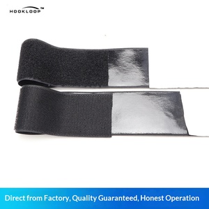 Cinta Adhesiva de Gancho y Bucle al por Mayor, Mosquitera Autoadhesiva <span class=keywords><strong>para</strong></span> <span class=keywords><strong>Puertas</strong></span>, de Poliéster/Nylon de Doble Cara, Cinta Fuerte - Product Image 2