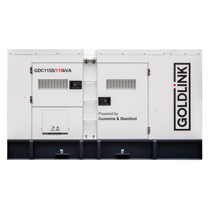 Générateurs diesel refroidis par eau de première classe Goldlink Power Online Wholesale 115KVA/92KW, <span class=keywords><strong>générateur</strong></span> d'énergie électrique - Product Image 1