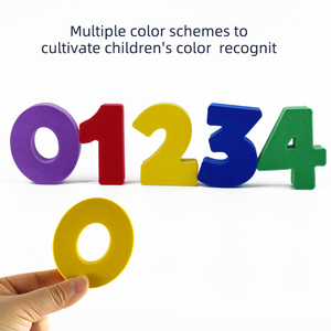 Bộ 15 cái 3D kỹ thuật số Montessori giáo dục câu đố đồ chơi cao su tự nhiên mềm đổ xô bề mặt cho đầu học tập trong toán học - Product Image 5