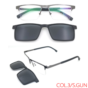 Prodotti della Cina all'ingrosso <span class=keywords><strong>occhiali</strong></span> <span class=keywords><strong>da</strong></span> sole in acciaio inox di nuovo Design montatura ottica <span class=keywords><strong>occhiali</strong></span> <span class=keywords><strong>da</strong></span> <span class=keywords><strong>vista</strong></span> in metallo <span class=keywords><strong>Clip</strong></span> su <span class=keywords><strong>occhiali</strong></span> <span class=keywords><strong>da</strong></span> sole per Unisex - Product Image 3