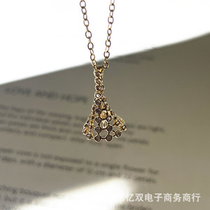 Flower Shape Alloy Pendant <b>Charms</b> Claw Setting DIY Jewelry Accessories For Necklace Making Summer 2024 Yiwu Origin - Product Image 4