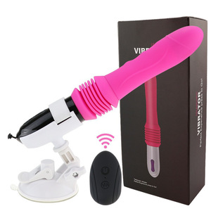 Vibrador Telescópico Multivelocidad con Control Remoto Inalámbrico, Máquina Estimuladora Femenina con Movimiento de Empuje, Pistola de Masaje - Product Image 3
