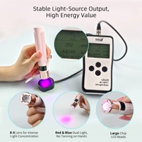 Lampe UV LED sans fil rechargeable JIEDAN JD-B8-13 de haute qualité, 400 mAh, mini, 360°, longueur d'onde 395 nm, pour salon, maison, nail art