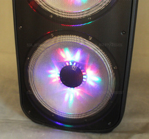 Altavoz amplificador portátil de 450W con luz LED automática e inalámbrica para características de Bluetooth Blue Trolley <span class=keywords><strong>Boombox</strong></span> - Product Image 5