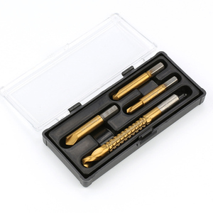 HSS 4 piezas de plástico de la Caja 3-8mm con recubrimiento de titanio fracturado tornillo de cabeza removedor <span class=keywords><strong>VI</strong></span> Taladro - Product Image 1