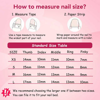 Uñas Postizas de Acrílico de Alta Calidad, Estilo Stiletto Butterfly, Cobertura Total, Pegamento Suave, Pintadas a Mano, con Logotipo Personalizado, 10 Unidades