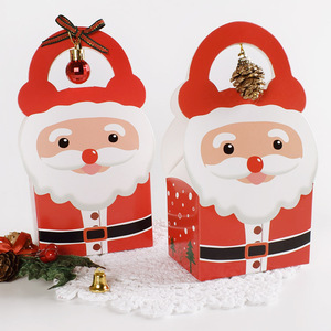 Cajas de Navidad, Cajas de Regalo de Papel, Cajas de Regalo de Santa Claus, Cajas para Dulces, Galletas, Chocolates, Recuerdos de Fiesta - Product Image 1