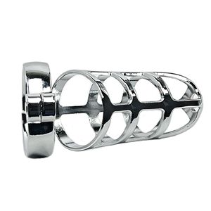 Candado de Castidad Masculino de Aleación de Aluminio, Dispositivo SM <span class=keywords><strong>para</strong></span> Adultos, Jaula de Castidad Masculina BDSM, Anillo <span class=keywords><strong>para</strong></span> Pene, Accesorio de Juguetes Sexuales <span class=keywords><strong>para</strong></span> Hombres - Product Image 5