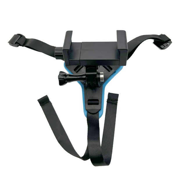 Suptig High Quality ABS Motorcycle Helmet Bike Mount Adjustable Flexible Strap Mobile Phone Holder Action Camera for Compatible
