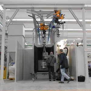Üretici döner kanca kumlama makinesi satılık miktar özelleştirmek Metal
