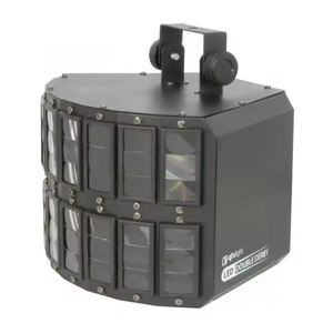 Luz Láser Doble Derby LED DMX HUINENG con Atenuador de Rango Completo y Efectos Estroboscópicos Variables para Discotecas, Fiestas y Escenarios - Product Image 3