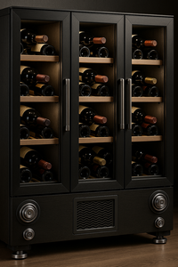 Cave à vin domestique premium à température unique, refroidisseur d'air, réfrigérateur, refroidissement par ventilateur, anti-vibration, étagères réglables, sans givre - Product Image 4