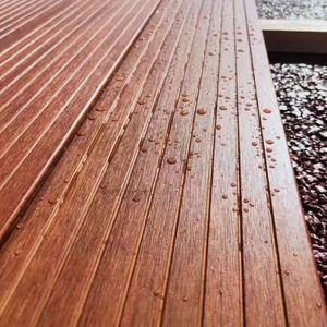 <span class=keywords><strong>Suelo</strong></span> de Madera de Bambú Tejido de 18 mm, Directo de Fábrica, Anticorrosivo, Profundamente Carbonizado, para Exteriores, Fácil de Instalar, Resistente al Agua, Ancho de Tabla de 140 mm - Product Image 1