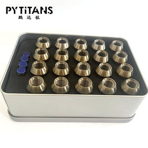 באיכות גבוהה m12 m14 סגסוגת טיטניום גלגל טיטניום אגוזי גלגל אגוזי מפעל מחיר סיטונאי על ידי פיטיטנים - Product Image 5