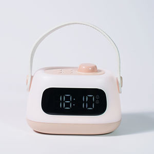 Dimmable USB Rechargeable LED Handheld Night Light with Alarm Clock Portable <b>Touch</b> Bedside <b>Lamp</b> for Kids Baby Bedroom - Product Image 4