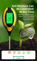 Meilleures ventes 2026 : Détecteur de sol portable 4-en-1 (pH, humidité, luminosité) pour l'agriculture – Équipement de test du sol OEM/ODM
