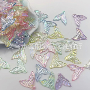 ลูกปัดอะคริลิกรูปดอกกุหลาบ สีรุ้ง AB สำหรับทำเครื่องประดับ DIY อุปกรณ์เสริม ผลิตจากเมืองอี้หวู่ ฤดูร้อน 2024 - Product Image 3