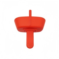 Ensemble de supports pour sucettes glacées pour tout-petits avec étui de rangement, bac anti-goutte profond et paille, moules à crème glacée réutilisables en silicone pour enfants (6 couleurs)