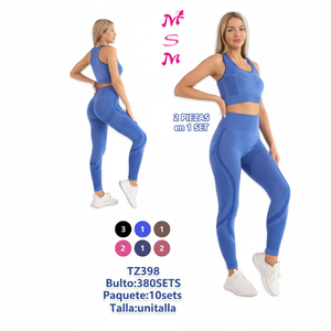 Reggiseno Sportivo Senza Cuciture Tz398 per Donna, Scollo Rotondo, Supporto Medio, Elasticizzato in Quattro Direzioni, Spandex e Poliestere, per Fitness e Yoga - Product Image 1