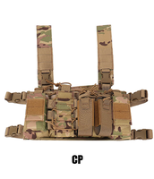 Gilet tactique à la mode pour homme, sac imperméable antivol, harnais pour le tir, la chasse, les jeux CS, gilet de poitrine souple avec fermeture éclair Molle