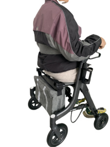 Carro de compras de aleación de aluminio para exteriores multifuncional Ayuda de movilidad para ancianos para caminar y comprar - Product Image 6