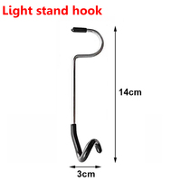 Support de lumière crochets en acier inoxydable Portable tente pôle lampe cintre chasse pêche lanterne cintre outils de Camping en plein air