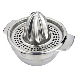 Exprimidor Manual Multifuncional de Acero Inoxidable, Apto para Lavavajillas y Resistente, para Jugos Frescos, para Uso Doméstico y Hotelero - Product Image 1