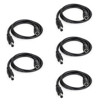 Câble d'extension de connecteur DC mâle-femelle pour bande LED monochrome 2PIN FCOB SMD, fil de contrôleur sans soudure