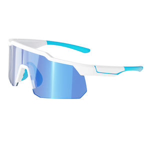Venta al por mayor de lentes que cambian de Color azul para correr deporte gafas de sol TR90 al aire libre a prueba de viento fotocromático bicicleta cómoda protección UV - Product Image 4