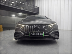 ชุดแต่งคาร์บอนไฟเบอร์ Babos สำหรับ Mercedes EQE สภาพใหม่ พร้อมกาวในตัว  ลิ้นกันชนหน้า ดิฟฟิวเซอร์ สปอยเลอร์ ฝากระโปรง อัพเกรด ปี 2022- - Product Image 4