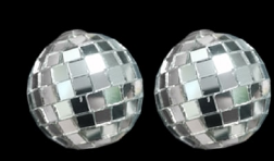 Guirlande lumineuse LED 140 cm en plastique, 10 boules disco blanches, pour la rentrée scolaire, les remises de diplômes, les mariages, les anniversaires, le Ramadan, l'Aïd al-Fitr, les zones de fans - Product Image 4