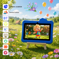 YPORANGE Tablet Anak Dinosaurus Baru 7-Inci IPS 1024*600 Quad Core MTK6737 3G+32GB Penyimpanan Android 14 Wi-Fi 2MP+2MP